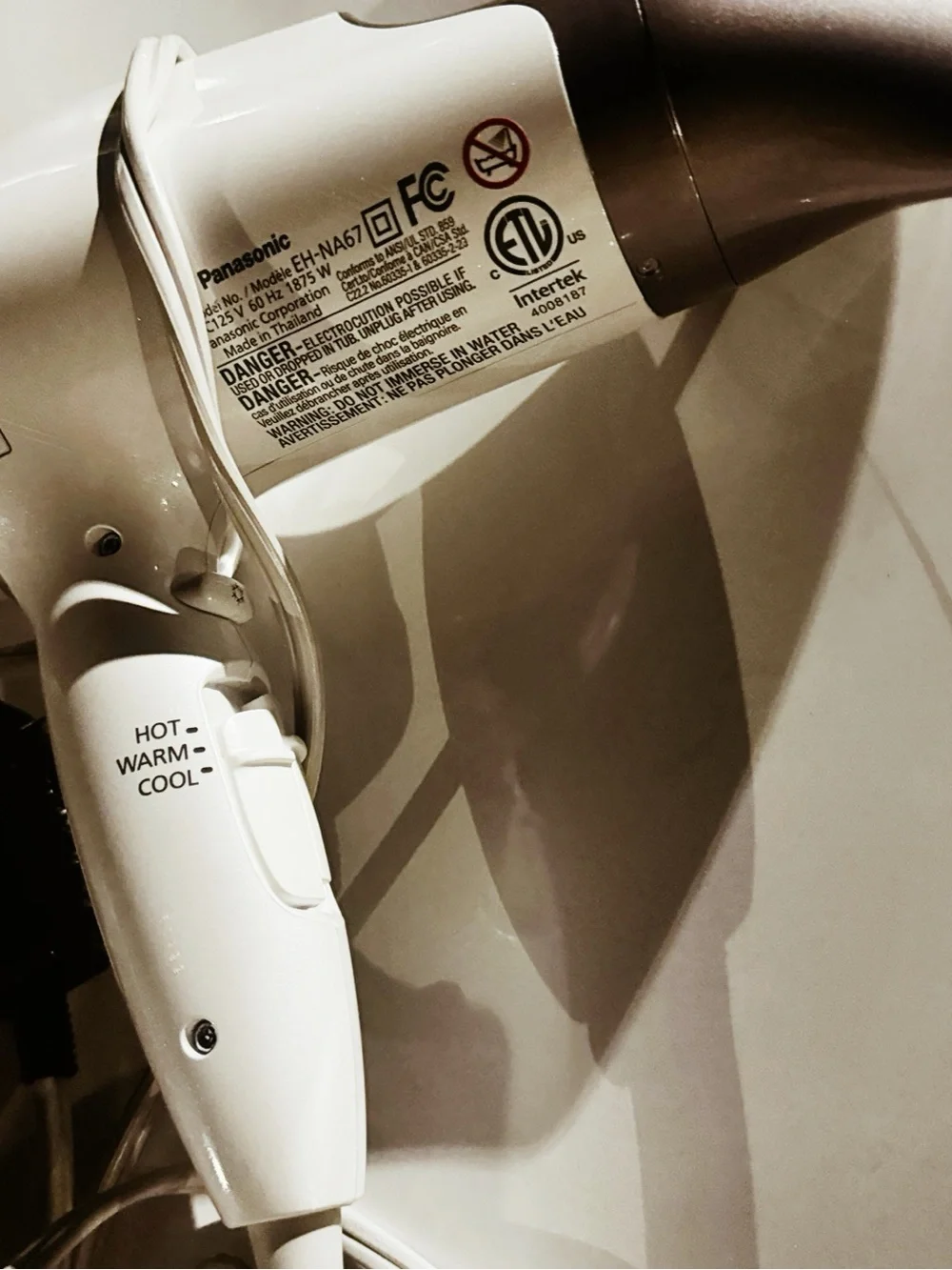 Panasonic EH-NA67-W Nanoe Hair dryer